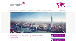 Desktop Screenshot of mercury-fx.com