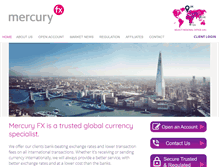Tablet Screenshot of mercury-fx.com